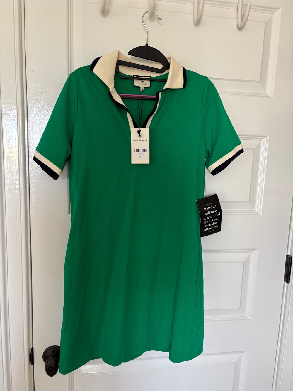 Tuckernuck Green Polo Mini Dress Resort Wear